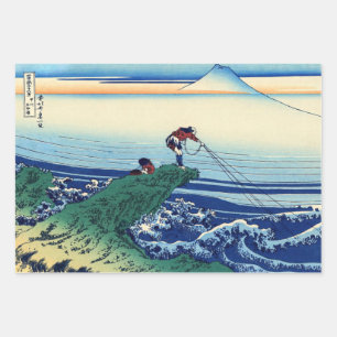 Katsushika Hokusai - Kajikazawa in der Provinz Kai Geschenkpapier Set