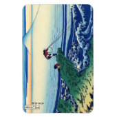 Katsushika Hokusai - Kajikazawa in der Provinz Kai Magnet (Vertikal)