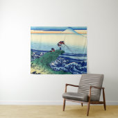 Katsushika Hokusai - Kajikazawa in der Provinz Kai Wandteppich (Beispiel (Horizontal))