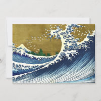 Katsushika Hokusai - Kolored Big Wave