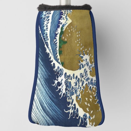 Katsushika Hokusai - Kolored Big Wave Golf Headcover (Rotieren 90)