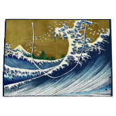 Katsushika Hokusai - Kolored Big Wave Große Geschenktüte (Vorderseite)