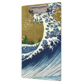 Katsushika Hokusai - Kolored Big Wave Klemmbrett (Links)