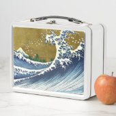 Katsushika Hokusai - Kolored Big Wave Metall Brotdose (Beispiel)