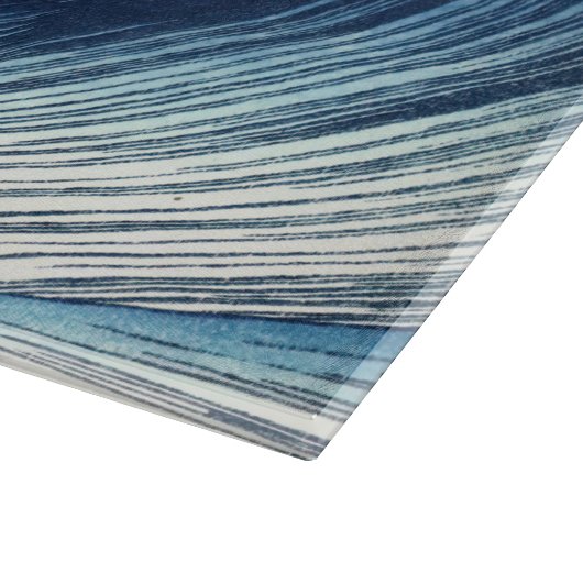 Katsushika Hokusai - Kolored Big Wave Schneidebrett (Ecke)