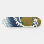 Katsushika Hokusai - Kolored Big Wave Skateboard (Horizontal)