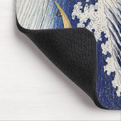 Katsushika Hokusai. Meereswellen Mousepad (Ecke)