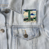 Katsushika Hokusai - Mishima-Pass in der Provinz K Button (Beispiel)