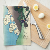 Katsushika Hokusai - Mishima-Pass in der Provinz K Geschirrtuch (Viertel Falte)