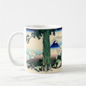 Katsushika Hokusai - Mishima-Pass in der Provinz K Kaffeetasse (Links)