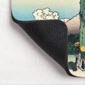 Katsushika Hokusai - Mishima-Pass in der Provinz K Mousepad (Ecke)