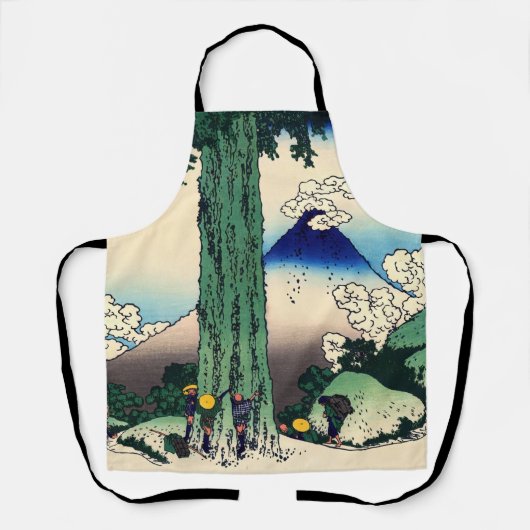 Katsushika Hokusai - Mishima-Pass in der Provinz K Schürze (Vorderseite)