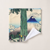 Katsushika Hokusai - Mishima-Pass in Kai Badhandtuch Set (Waschlappen)