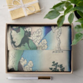 Katsushika Hokusai - Mishima-Pass in Kai Provence Seidenpapier (Geschenk)