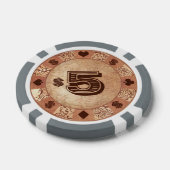 Katsushika Hokusai Mythary Legendary Dragon art Pokerchips (Einzeln)