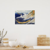 Katsushika Hokusai Ocean Waves Poster (Küche)