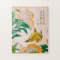 Katsushika Hokusai - Pfingstrose und Kanarienvogel