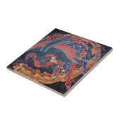 Katsushika Hokusai—Phoenix Fliese (Seite)