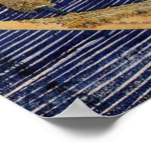 Katsushika Hokusai Poster (Ecke)