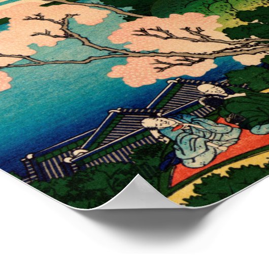 Katsushika Hokusai Poster (Ecke)