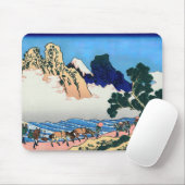 Katsushika Hokusai - Rückseite von Fuji, Fluss Min Mousepad (Mit Mouse)