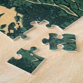 Katsushika Hokusai - Rückseite von Fuji, Fluss Min Puzzle (Seite)