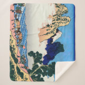 Katsushika Hokusai - Rückseite von Fuji, Fluss Min Sherpadecke (Vorderseite)