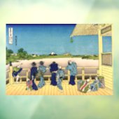 Katsushika Hokusai - Saal Sazai, Temple 500 Rakan Fensteraufkleber (Blatt 3)