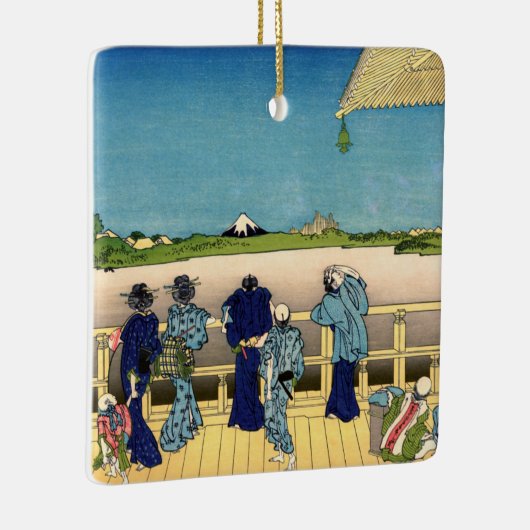 Katsushika Hokusai - Saal Sazai, Temple 500 Rakan Keramikornament (Rechts)