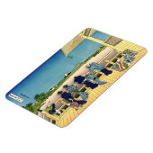 Katsushika Hokusai - Saal Sazai, Temple 500 Rakan Magnet (Linke Seite)