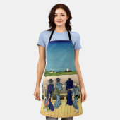 Katsushika Hokusai - Saal Sazai, Temple 500 Rakan Schürze (Getragen)