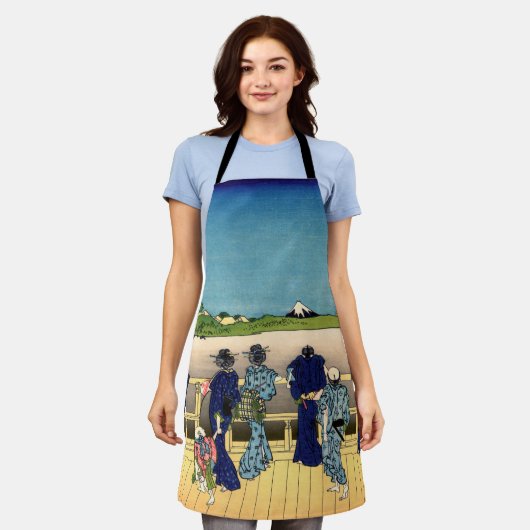 Katsushika Hokusai - Saal Sazai, Temple 500 Rakan Schürze (Getragen)