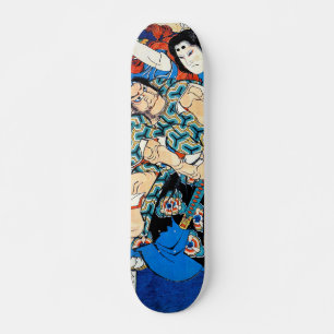 Katsushika Hokusai Samurai Krieger asiatischer Hol Skateboard