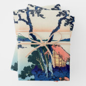 Katsushika Hokusai - Suwa-See in der Provinz Shina Geschenkpapier Set (Beispiel)
