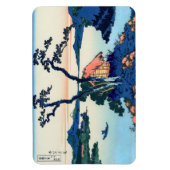 Katsushika Hokusai - Suwa-See in der Provinz Shina Magnet (Vertikal)