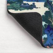 Katsushika Hokusai - Suwa-See in der Provinz Shina Mousepad (Ecke)