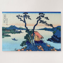Katsushika Hokusai - Suwa-See in der Provinz Shina Puzzle