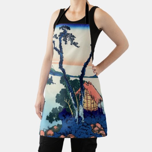 Katsushika Hokusai - Suwa-See in der Provinz Shina Schürze (InSitu)