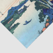 Katsushika Hokusai - Suwa-See in der Provinz Shina Seidenpapier (Ausschnitt)