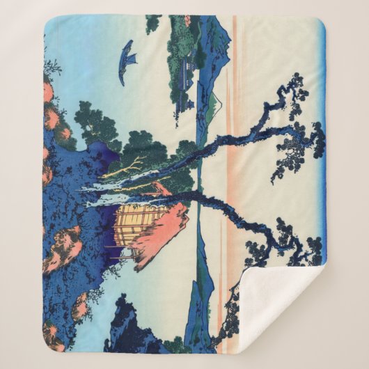 Katsushika Hokusai - Suwa-See in der Provinz Shina Sherpadecke (Vorderseite)