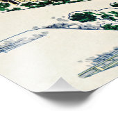 Katsushika Hokusai - Teehaus bei Koishikawa Fotodruck (Ecke)