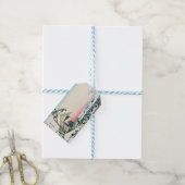 Katsushika Hokusai - Teehaus bei Koishikawa Geschenkanhänger (Mit Garn)