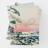 Katsushika Hokusai - Teehaus bei Koishikawa Geschenkpapier Set (Beispiel)