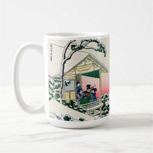 Katsushika Hokusai - Teehaus bei Koishikawa Kaffeetasse