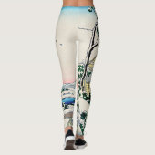 Katsushika Hokusai - Teehaus bei Koishikawa Leggings (Rückseite)