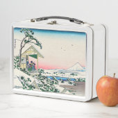 Katsushika Hokusai - Teehaus bei Koishikawa Metall Brotdose (Beispiel)