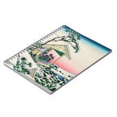 Katsushika Hokusai - Teehaus bei Koishikawa Notizblock (Linke Seite)