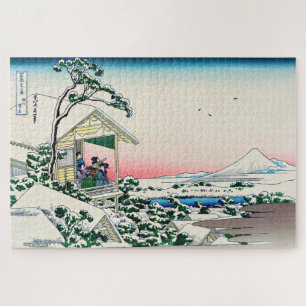 Katsushika Hokusai - Teehaus bei Koishikawa Puzzle