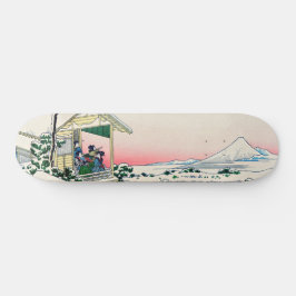 Katsushika Hokusai - Teehaus bei Koishikawa Skateboard