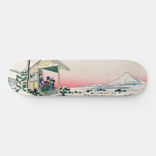 Katsushika Hokusai - Teehaus bei Koishikawa Skateboard (Horizontal)
